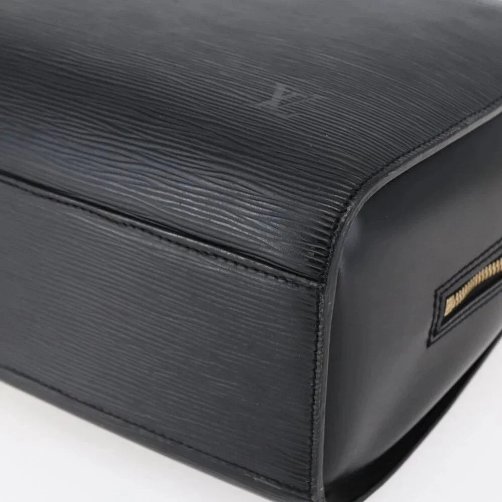 LOUIS VUITTON Epi Sorbonne Business Bag Black M54512 LV Auth ep11032